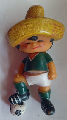Orig. Maskottchen WM / Weltmeisterschaft  MEXICO 1970 - JUANITO / 15 cm  !!  TOP