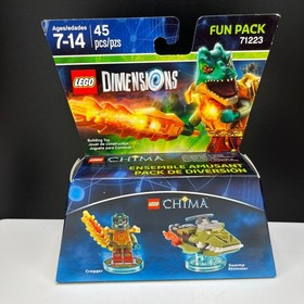 LEGO Dimensions: Lot of 3 - (71222) Laval Fun Pack (71223) Cragger (71232) Eris