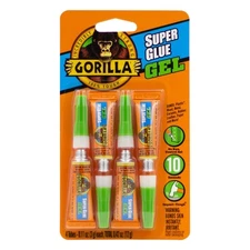 Gorilla Super Glue Gel Clear Adhesive Fast Setting All Purpose Bonding 1 Pack