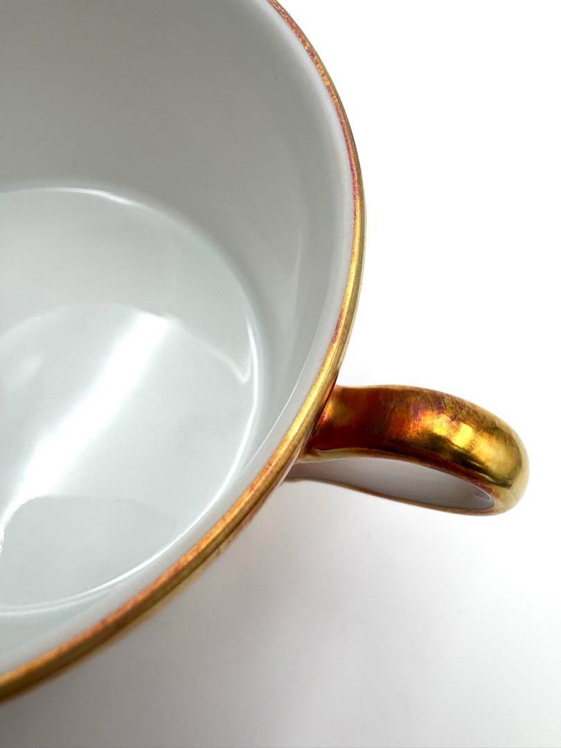 Richard Ginori Impero Onyx Black Impero Orange 2 Set USED