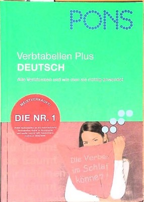 PONS Verbtabellen Plus - Deutsch alle Verbformen und wie man sie richtig anwende