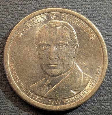 Warren Harding - 2014-P Presidential Dollar