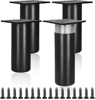 4 StüCk MöBelfüßE, 12 Bis 13 Mm SchrankfüßE Mit Schrauben, Alulegierung Schra