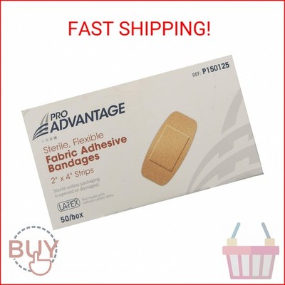 Pro Advantage Band-Aids - Fabric 2''x4'' - Box of 50