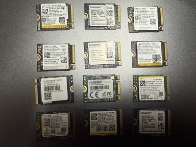 New SSD 2230 Steam Deck Kingston Samsung Phison Kioxia Micron 64/256/512GB/1TB