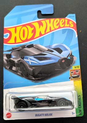 2023 hot wheels Bugatti bolide #213/250 blue new hw exoticx