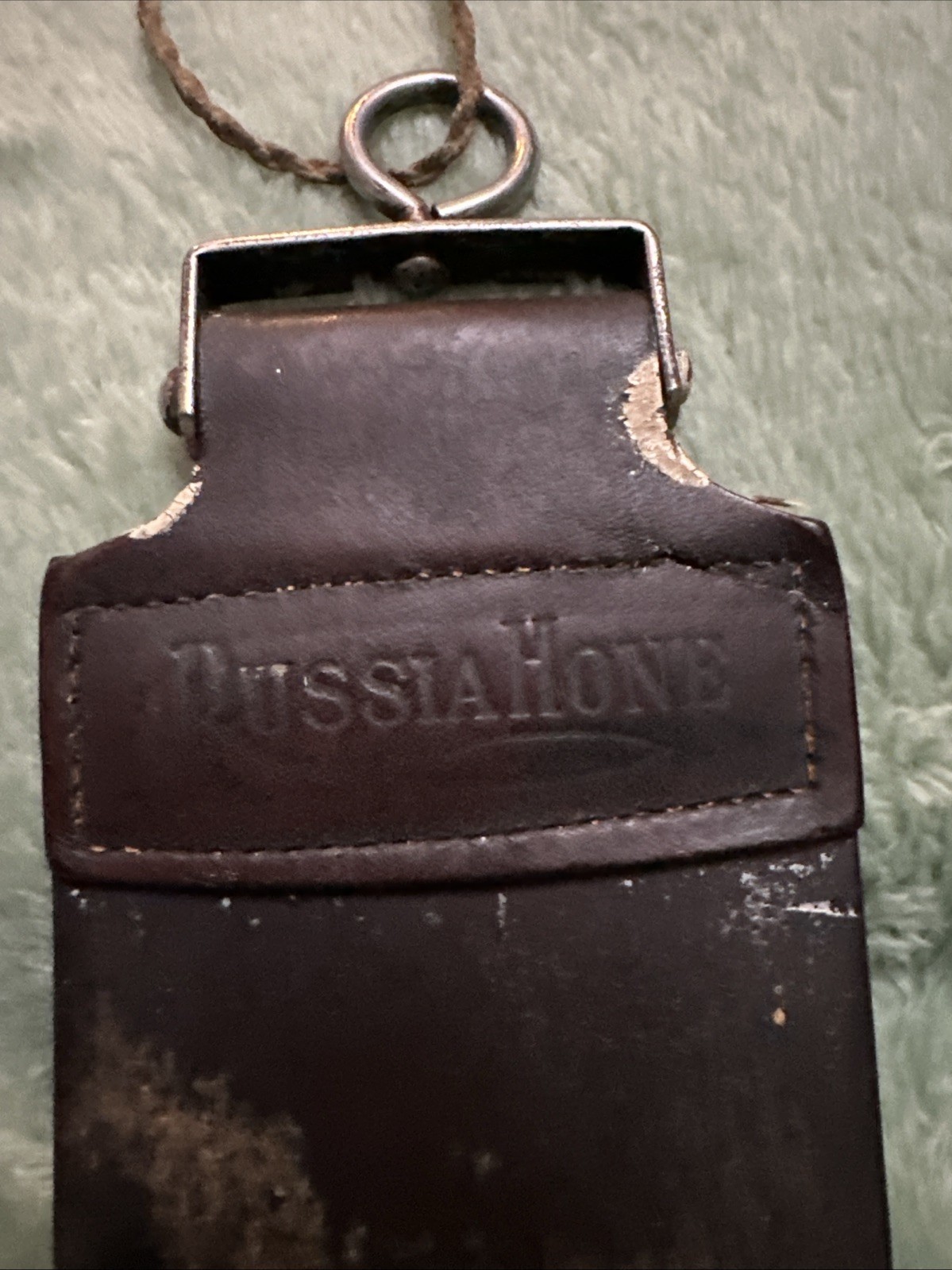 Vintage Dubl Duck Pearl Duck Imperial Russia Razor Strop