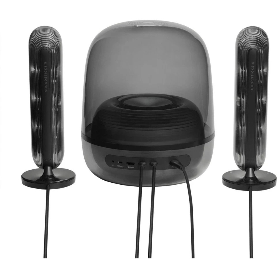 Enceinte résidentielle HARMAN KARDON SoundStick 5 Noir - Photo 3/4