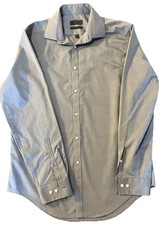 Calvin Klein Slim Fit Non Iron Performance Dress Shirt Blue 15 34/35