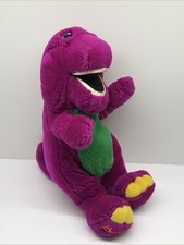 Vintage Original Dakin Barney the Dinosaur Plush 13 Lyons group 1992 Bin C