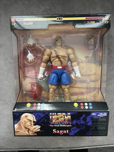 Jada Toys Ultra Street Fighter II SAGAT Action Figure