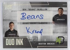 2022-23 Upper Deck Call of Duty League Duo Ink Kremp Beans #D-23 Auto 0xa