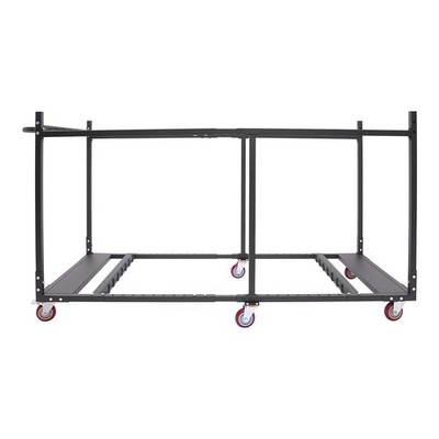 Folding Table Rack Dolly Cart with Casters Max 8 Round Table 12 Folding Table