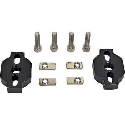 Silver/Black Aluminum Low-Profile Anchor Kit for CF Moto CFORCE Strong Clamp 2X