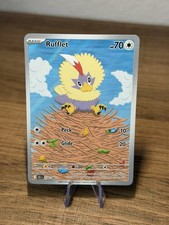 Pokémon Rufflet Sv: Black Bolt 154/086 Illustration Rare Holo Basic 70 HP on eBay