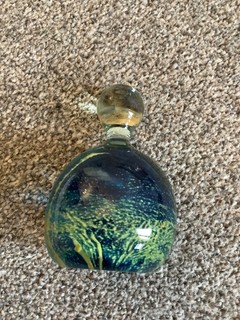 Vintage glass paperweight