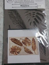 Redesign With Prima Silicone Mold Mould Home Craft Monstera Palm Leaves Fern 
