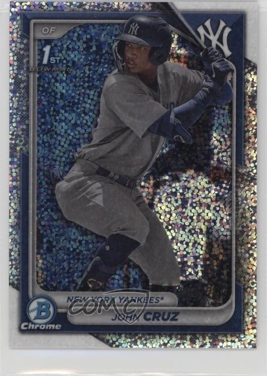 2024 Bowman Chrome Prospects Speckle Refractor 59/299 John Cruz #BCP-77 16ei