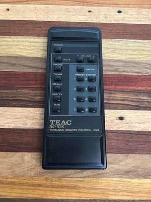 Vintage TEAC RC335 Remote Control Stereo Receiver AG55 AG58 Infrared Working