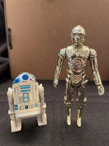 Star Wars Vintage 1977 C-3P0 & R2-D2 Droids Original Kenner First 12 Figures
