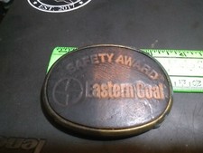 Belt Buckle- Eastern Coal Safety Award- Leather 21-611