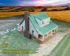N Scale Building - Pre-Cut CARDSTOCK PAPER Cape Cod Style House CCN02