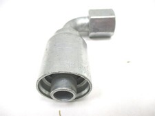 13943-10-10 PARKER 5/8" 37 DEGREE JIC SWIVEL 90 DEGREE CRIMP FITTING 5/8" HOSE