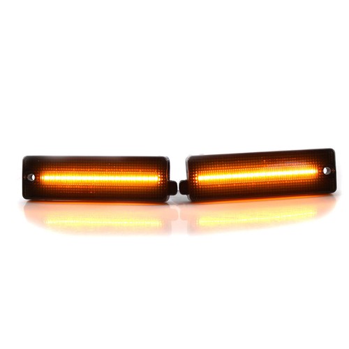 Smoked Amber LED Front Bumper Side Marker Lights For Pontiac for Firebird 98-02 - Picture 1 of 10