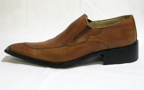GUVENER Herren Slipper Leder Schuhe Fahrrad Bicyle Toe hellbraun Größe EU 38, US 7,5 - Bild 2 von 10