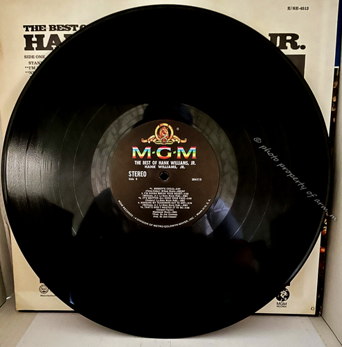 The Best of Hank Williams Jr. (1967 MGM Vinyl LP SE-4513) Near Mint Condition - Picture 4 of 4