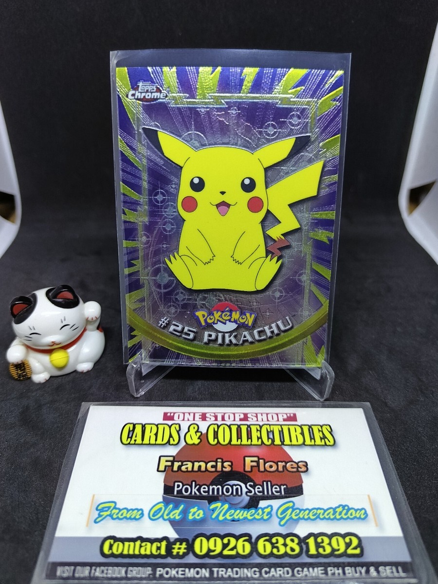 レア 2000 Topps Chrome ピカチュウ クリア インサート レア 2000 Topps Chrome ピカチュウ クリア インサート レア