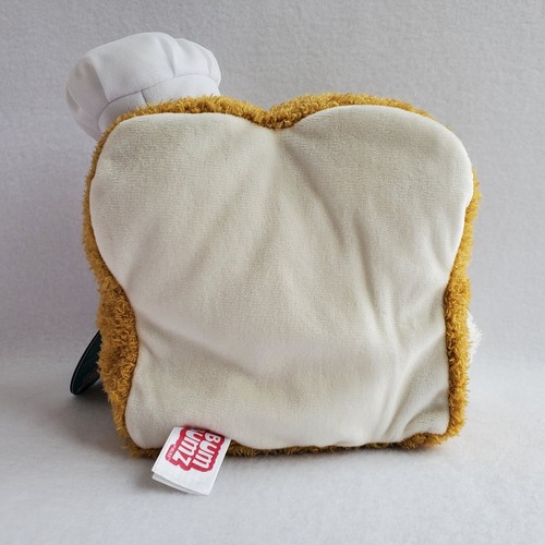 Bumbumz Bakerbumz BARB the SLICE OF BREAD 7.5" Bum Bumz plush TOAST Baker Chef - Picture 3 of 7