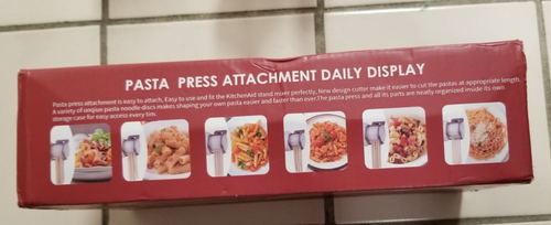 6 IN 1 Pasta Attachment for Kitchen Aid Stand Mixer, Pasta Press Attachments US
