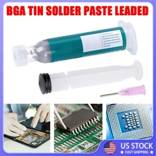 Syringe Liquid Flux Soldering Paste Welding Tool 183℃ Tin Solder Paste 30G