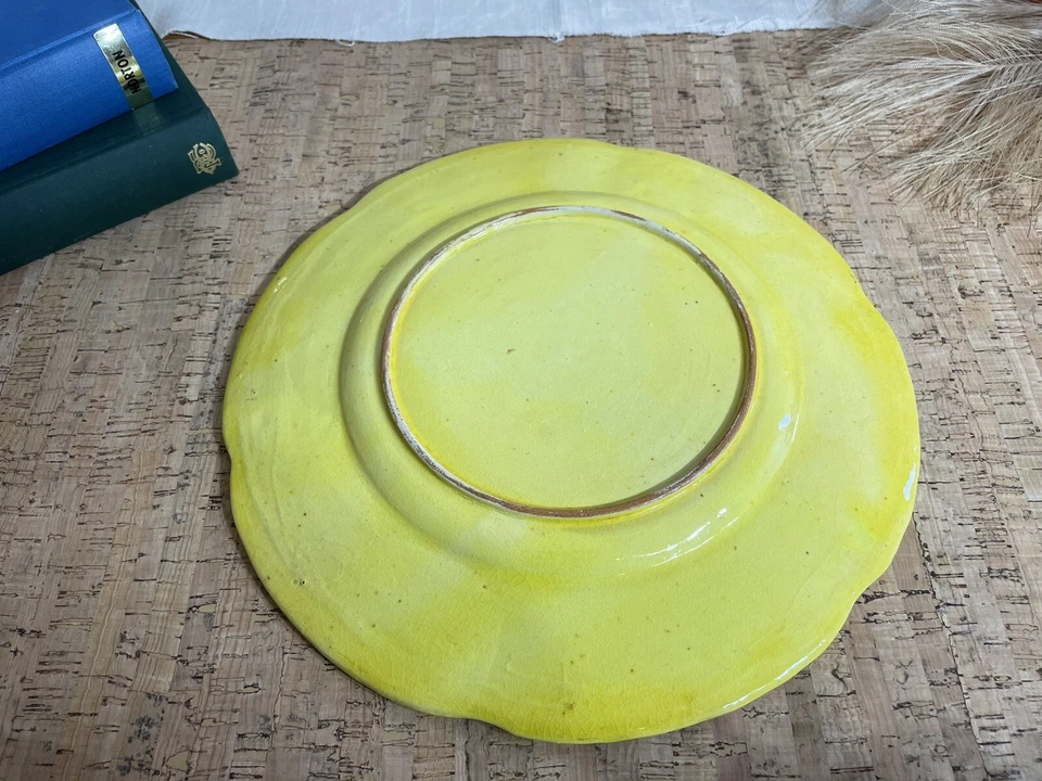 Earthenware Islamic Multan Sindh Pottery Dish Hand Painted Antique - Image 3 of 4