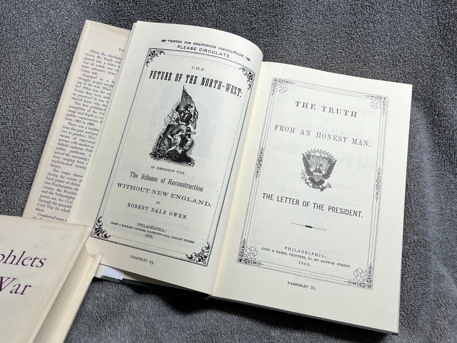 Union Pamphlets Examples Landscape UNION PAMPHLETS OF THE CIVIL WAR 1861-1865 TWO VOLUMES 1st 1967 | eBay