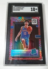 2022-23 Donruss Optic Ousmane Dieng  Photon Prizm SGC 10 - Pop 1 OKC