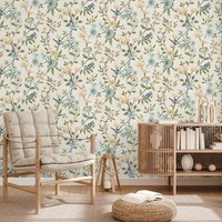 Fine Decor Eleanor Floral Tapete Blumen VöGel BläTter Mehrfarbig FD43448