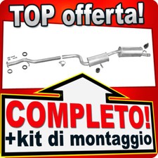 Scarico Completo per FIAT UNO 1.4 70 i.e. 1.5 75 i.e. 1987-1994 Marmitta +Tubo