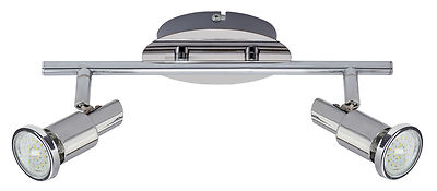 2-flammige Deckenlampe Deckenleuchte 3 Watt LED Leuchtmittel 2890-028B Trango