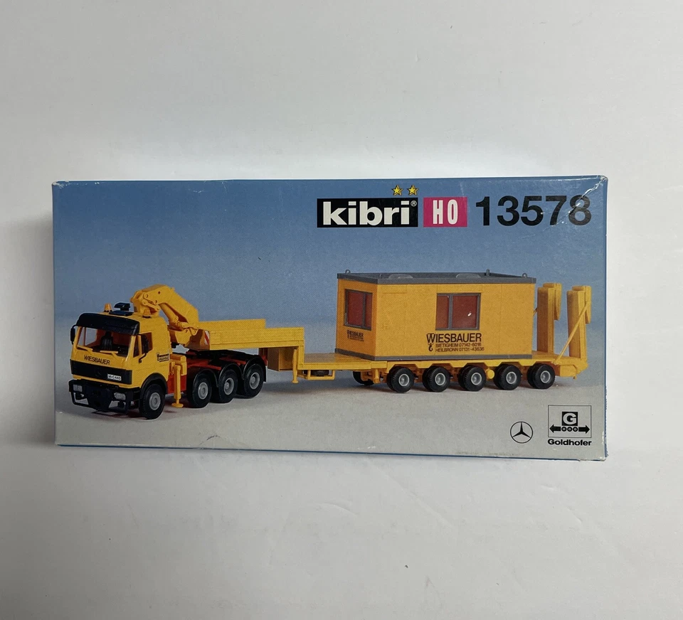 Kibri 13578 HO Scale Truck Heavy Load Trailer build Kit - image 3 of 3