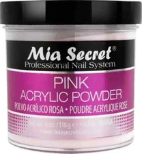 Mia Secret Acrylic Nail Powder Professional Nail System Size: 4 oz - Pink