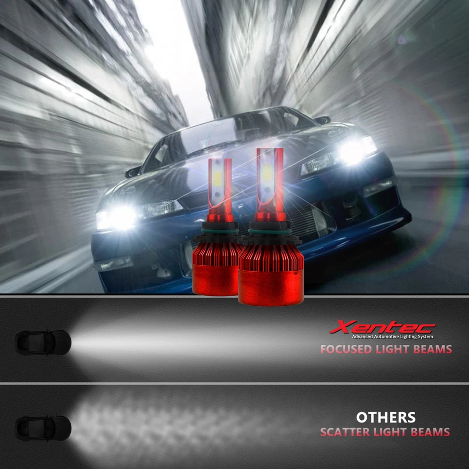 Xentec 120W 12800lm LED Kit Lights Bulbs color 6K 6000K for H8 H9 H11 size HID - Image 4 of 4