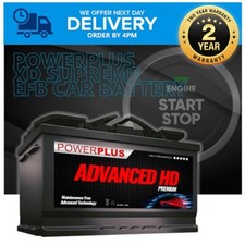 Powerplus EFB 100HD Car Battery Start Stop Technology 65ah 12 volt