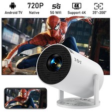 4K UHD Projector HD Android Mini - 5G WiFi LED Android Bluetooth HDMI Connection
