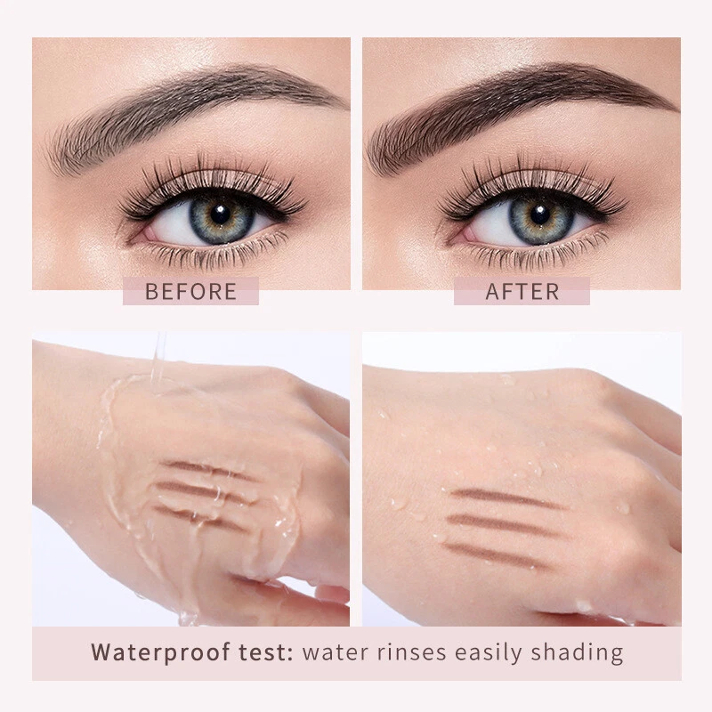 Triangle Auto Rotating Dual-End Eyebrow Waterproof Dual-Use Eye brow Liner Pen - Image 4 of 4