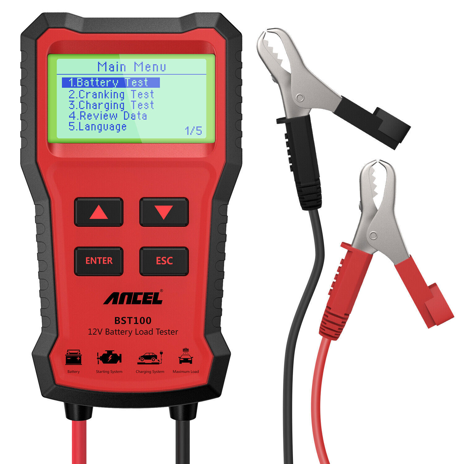ANCEL 12V Van Light Truck Car Battery Tester Charging Analyzer Diagnostic Tool thumbnail 11