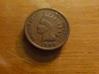 1906 Indian Cent Error Obverse Lamination At Top Fine+ Condition SKU# 28367