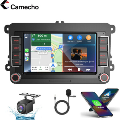 7'' Wireless Carplay Android 15 Autoradio+Kamera Für VW GOLF MK5 MK6 GPS SAT NAVI