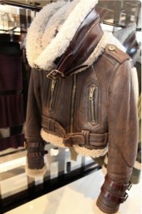 shearling coat burberry